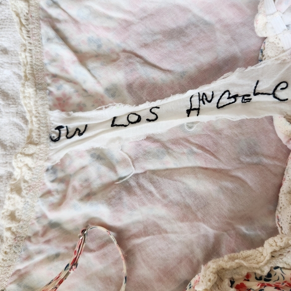 Johnny Was Los Angeles Bohemian Boho Embroidered Dress Medium Lined - Picture 16 of 16